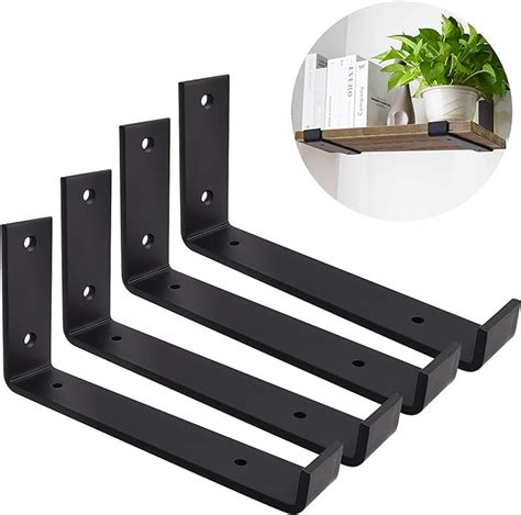 install melamime shelf with metal brackets|metal shelf brackets.